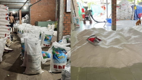 Phát hiện, xử lý kho sản xuất làm giả bột ngọt quy mô lớn tại Tây Ninh