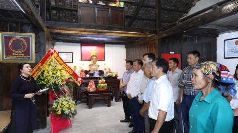 Tổ chức hoạt động về nguồn nhân kỷ niệm 112 năm ngày sinh đồng chí Lương Văn Tri