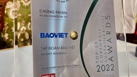 Bảo Việt (BVH): “Top 50 Doanh nghiệp phát triển bền vững 2022”  