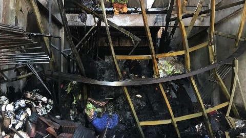 Cháy lớn ở Ninh Thuận 03 mẹ con tử vong