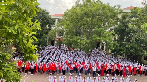 Hơn 914.000 học sinh Thanh Hoá nô nức, phấn khởi vui tươi trong “ Ngày hội đến trường” năm học mới 2022- 2023