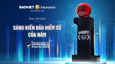 Bảo hiểm Bảo Việt nhận giải thưởng “Sáng kiến Bảo hiểm số của năm” khu vực Châu Á