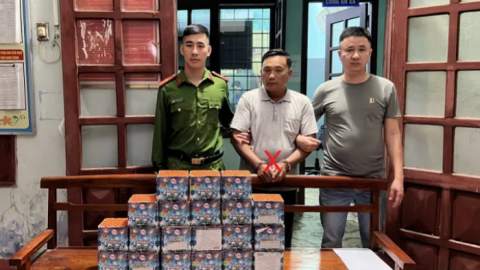 Thu giữ hơn 120kg pháo hoa nổ trái phép tại Quảng Bình