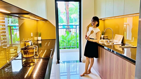 Theo chân khách hàng trải nghiệm căn hộ mẫu Hanoi Melody Residences
