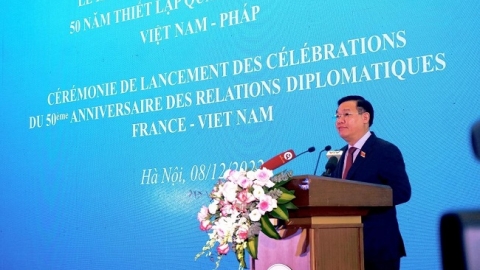 Lễ khởi động kỷ niệm 50 năm thiết lập quan hệ ngoại giao Việt-Pháp