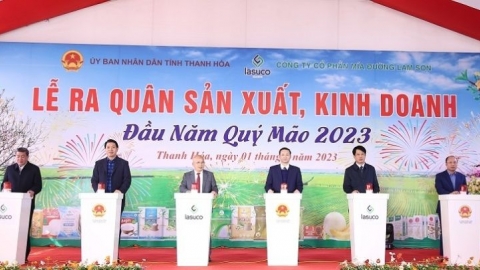Chủ tịch UBND tỉnh Thanh Hoá dự lễ ra quân sản xuất, kinh doanh đầu năm tại Công ty CP Mía đường Lam Sơn
