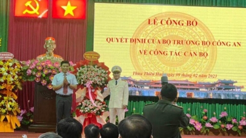 Công an tỉnh Thừa Thiên Huế bổ nhiệm Phó giám đốc mới