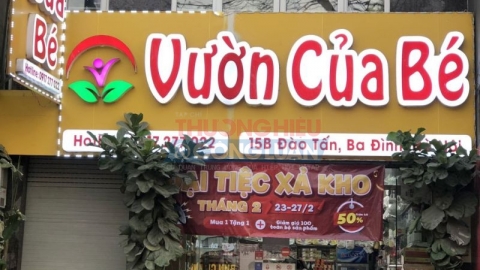Vườn Của Bé bán thuốc ho, thực phẩm chức năng, hàng hóa thiếu thông tin, không tem nhãn phụ Tiếng Việt