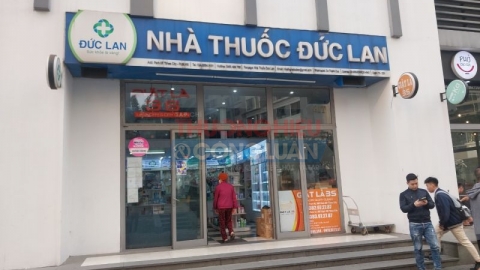 Nhà thuốc ĐỨC LAN tại Hà Nội bán "Thuốc kê đơn" không cần đơn của bác sỹ