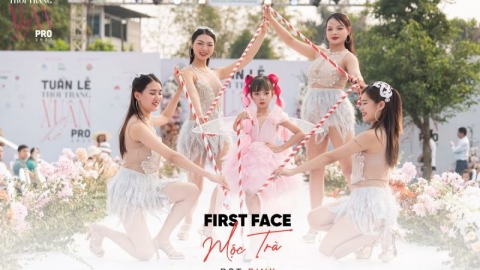 Model nhí Mộc Trà "khuấy đảo" sàn diễn với vị trí First Face, hóa nàng tiên kẹo ngọt tại Tuần lễ Thời trang Xuân - Hè Pro 2023