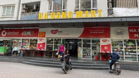 Ha Dang Mart Hà Nội bày bán hàng nhập khẩu nước ngoài không tem, nhãn phụ Tiếng Việt