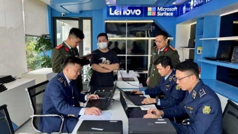 Tạm giữ 26 máy tính xách tay nhãn hiệu Dell nhập lậu tại TP. Thái Nguyên