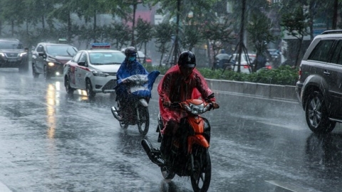 Thời tiết ngày 29/03: Chiều tối Bắc Bộ có mưa giông
