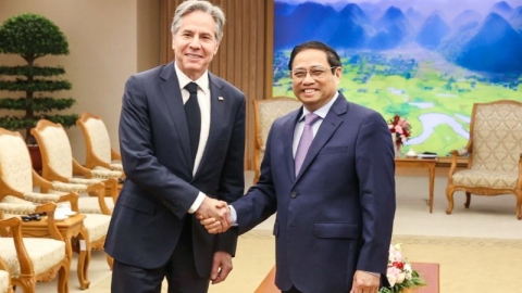 Thủ tướng Phạm Minh Chính tiếp Ngoại trưởng Mỹ Antony Blinken