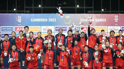 Bóng đá Nữ vô địch, Việt Nam đã có 124 HCV trong SEA Games 32