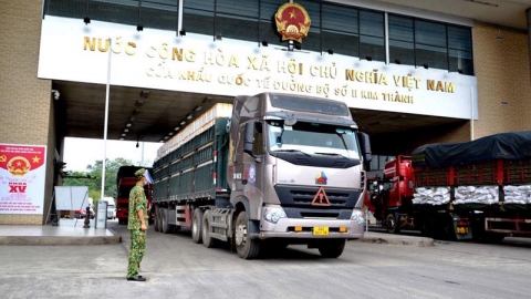 Lào Cai: Bảo đảm hoạt động thông quan hàng hóa tại các cửa khẩu diễn ra thuận lợi, tránh ùn ứ