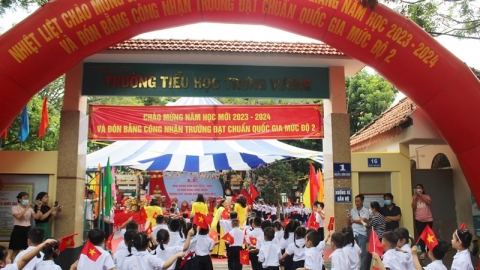 TP. Vũng Tàu: Niềm vui nhân đôi của thầy và trò Trường Tiểu học Trưng Vương trong ngày khai giảng