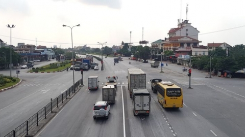 Hải Dương thi công sửa chữa quốc lộ 5 đoạn qua huyện Kim Thành