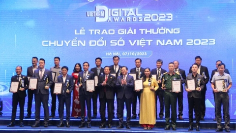 Lạng Sơn nhận giải thưởng ở hạng mục cơ quan Nhà nước chuyển đổi số xuất sắc