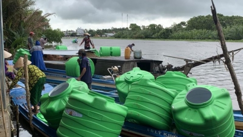 Khởi sắc thị trường bồn chứa nước đón đầu mùa hạn, mặn vùng Đồng bằng sông Cửu Long