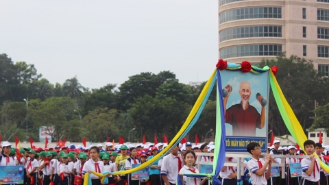 Vũng Tàu: Hơn 2.000 học sinh tham gia Hội khoẻ Phù Đổng