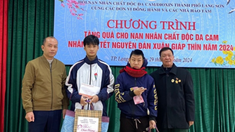 Thành phố Lạng Sơn: Trao 50 suất quà Tết cho các nạn nhân chất độc da cam