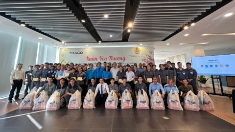 THACO tổ chức chăm lo đời sống vật chất, tinh thần cho đoàn viên và người lao động dịp Tết Giáp Thìn 2024