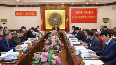 Ban Thường vụ Tỉnh ủy Thanh Hóa cho ý kiến về chủ trương đầu tư dự án Nhà máy nhiệt điện LNG Nghi Sơn