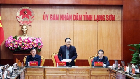 Lạng Sơn: Làm việc trực tuyến với Đoàn công tác của thành viên Chính phủ