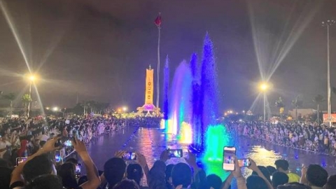 Đà Nẵng: Nhạc nước ở quảng trường 29/3, một sản phảm du lịch mới