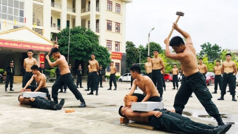 Cảnh sát cơ động Bắc Giang sẵn sàng dấn thân, xông pha, đảm bảo an ninh quốc gia, trật tự an toàn xã hội