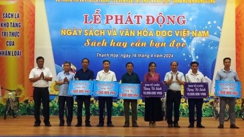 Lễ phát động Ngày Sách và Văn hóa đọc Việt Nam năm 2024 tại Thanh Hóa
