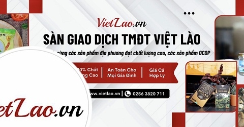 Bình Định và các tỉnh Nam Lào triển lãm trực tuyến các sản phẩm đặc trưng