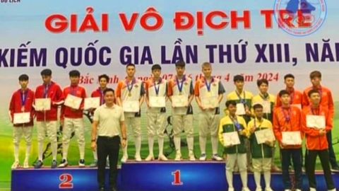 Quảng Ninh giành 7 huy chương tại Giải Vô địch trẻ Đấu kiếm Quốc gia 2024