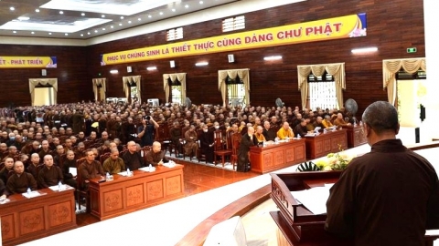 Giáo hội phật giáo Việt Nam tỉnh Nam Định tổ chức Hội nghị sinh hoạt tăng sự