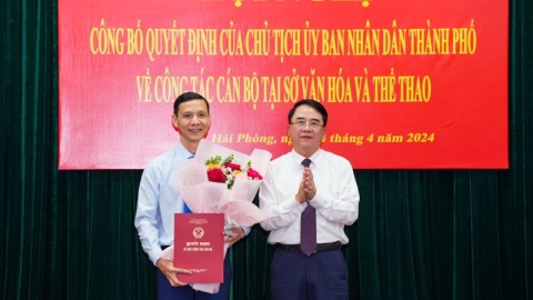 Đồng chí Đỗ Thanh Bình giữ chức vụ Phó Giám đốc Sở Văn hóa và Thể thao Hải Phòng