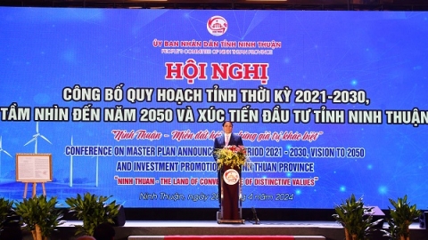 Ninh Thuận: Hội nghị công bố Quy hoạch và xúc tiến đầu tư thành công tốt đẹp