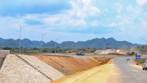Tuyến đường quy mô lớn nhất tỉnh Ninh Bình sẽ khai thác vào dịp 2/9