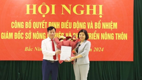 Bắc Ninh: Điều động, bổ nhiệm lãnh đạo sở và Bí thư Huyện ủy Yên Phong