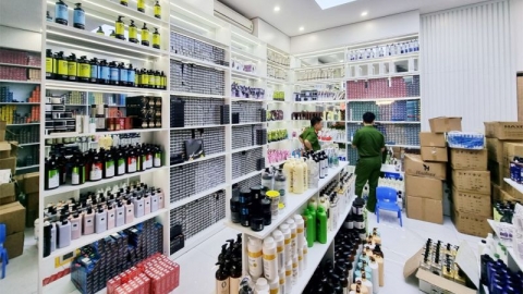 Bắc Giang thu giữ gần 500 sản phẩm mỹ phẩm không rõ nguồn gốc