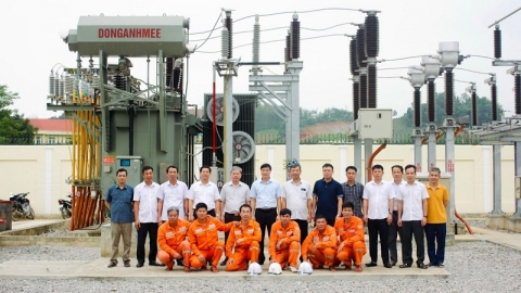 Đóng điện thành công trạm biến áp 110kV Thạch Thành