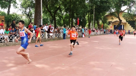 341 vận động viên tham gia thi môn điền kinh tại Hội khỏe Phù Đổng toàn quốc lần thứ X khu vực II tại Bắc Ninh