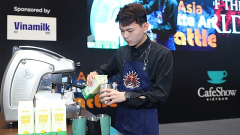 Vinamilk đồng hành cùng các barista tại cuộc thi quốc tế Asia Latte Art Battle