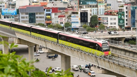 Sắp triển khai dự án đường sắt đô thị đoạn ga Hà Nội - Hoàng Mai