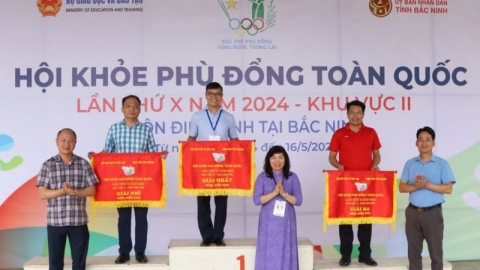 Bế mạc môn Điền kinh trong Hội khỏe Phù Đổng toàn quốc lần thứ X khu vực II tại Bắc Ninh