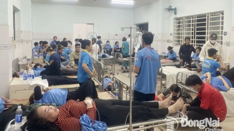 Đang làm rõ vụ gần 100 công nhân nhập viện vì nghi bị ngộ độc thực phẩm ở Đồng Nai