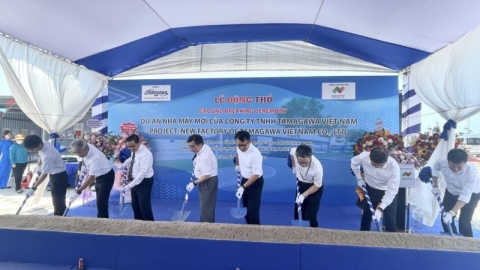 Khởi công xây dựng nhà máy của Công ty TNHH Tamagawa Việt Nam tại KCN Sông Khoai