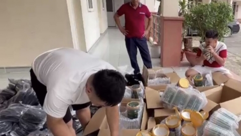 Lạng Sơn tiêu hủy 240 hộp sữa không rõ nguồn gốc