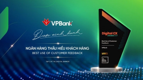 Ngân hàng đầu tiên tại Việt Nam giành giải thưởng “Ngân hàng thấu hiểu khách hàng”
