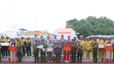 Lạng Sơn: Tổ chức Hội thi nghiệp vụ chữa cháy và cứu nạn, cứu hộ “Tổ liên gia an toàn phòng cháy, chữa cháy”